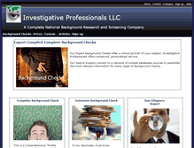 Tablet Screenshot of investigativeprofessionals.com